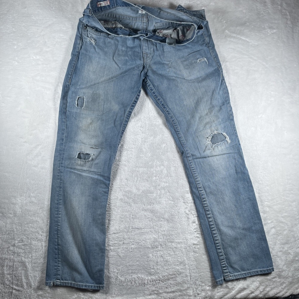 True‎ Religion Ricky Relaxed Straight Men's 34 Jeans